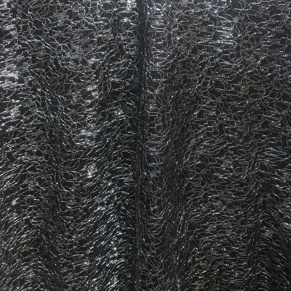 Black Silver Mesh Layered Express Tank NWOT XS - Picture 4 of 6